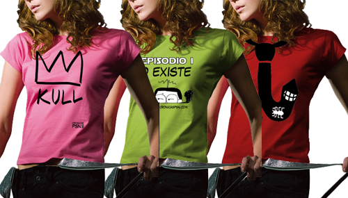 Camisetas para chica de Crónicas PSN