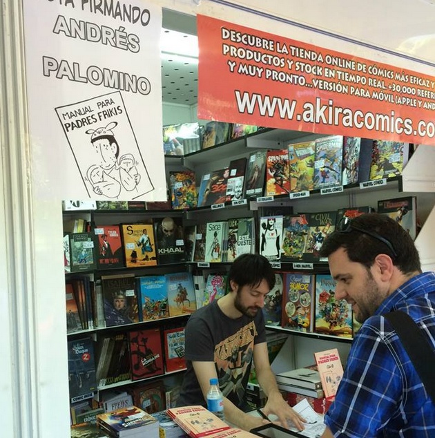 Manual para padres frikis en la Feria del Libro con Akira Cómics