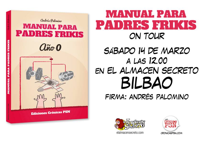 Manual padres frikis Almacén Secreto Bilbao