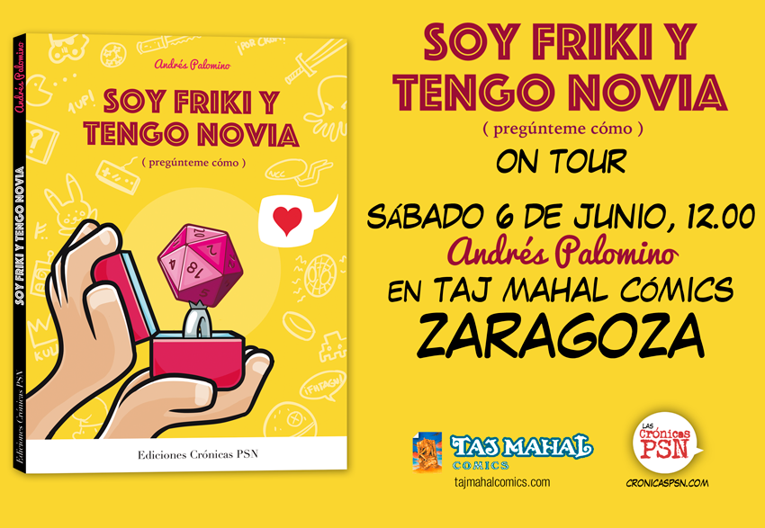 Soy friki y tengo novia en Taj Mahal Cómics Zaragoza