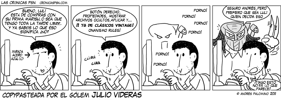 Semana del COPY/PASTE GÓLEM: JULIO VIDERAS